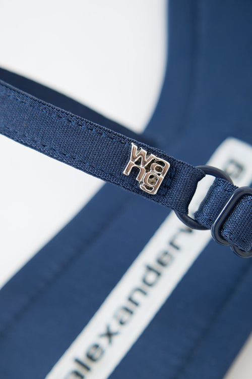 Satin Logo Sandal