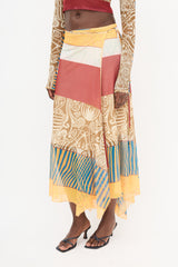 Alexis Brown & Multi Mesh Printed Slort