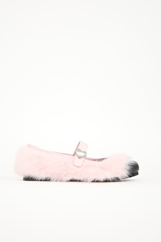 Ambush X Ugg Faux Fur Flat