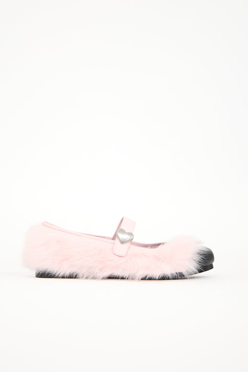 Ambush X Ugg Faux Fur Flat