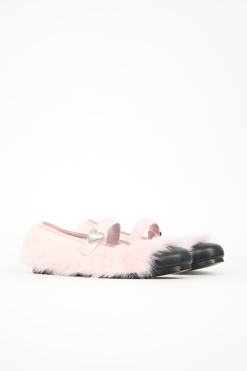 Ambush X Ugg Faux Fur Flat