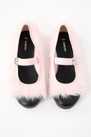 Ambush X Ugg Faux Fur Flat