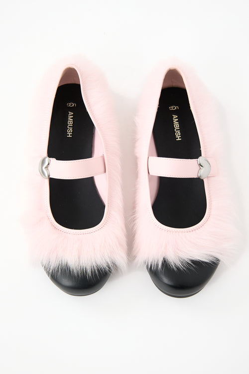 Ambush X Ugg Faux Fur Flat