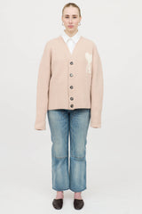 AMI Paris Wool Ami de Coeur Cardigan