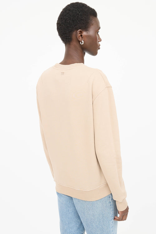 AMI Paris Logo Crewneck Sweatshirt