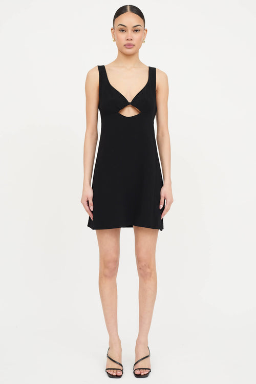 AMI Paris Cutout Mini Dress