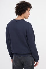 AMI Paris Terry Logo Crewneck Sweatshirt