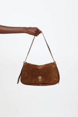 AMI Paris Suede Paname Bag