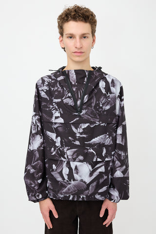 AMI Paris Floral Hooded Anorak