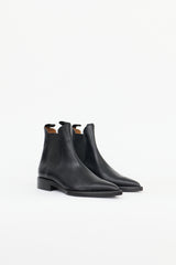 AMI Paris Leather Lauro Ankle Boot