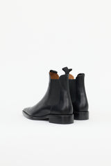 AMI Paris Leather Lauro Ankle Boot