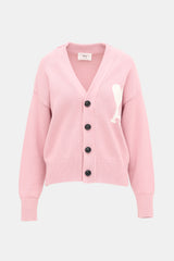 AMI Paris Wool Ami De Coeur Cardigan