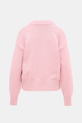 AMI Paris Wool Ami De Coeur Cardigan