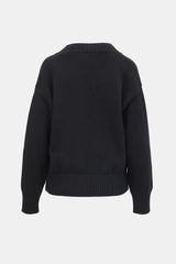 AMI Paris Wool Ami De Coeur V-Neck Sweater