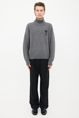 AMI Paris Wool Logo Sweater