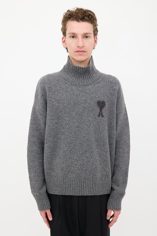 AMI Paris Wool Logo Sweater