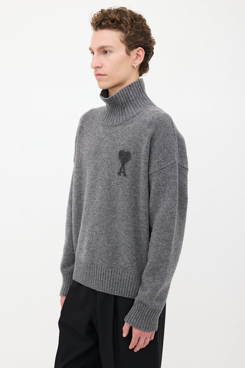 AMI Paris Wool Logo Sweater