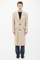 AMI Paris Wool Two Button Coat