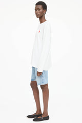 AMI Paris Embroidered Logo T-Shirt