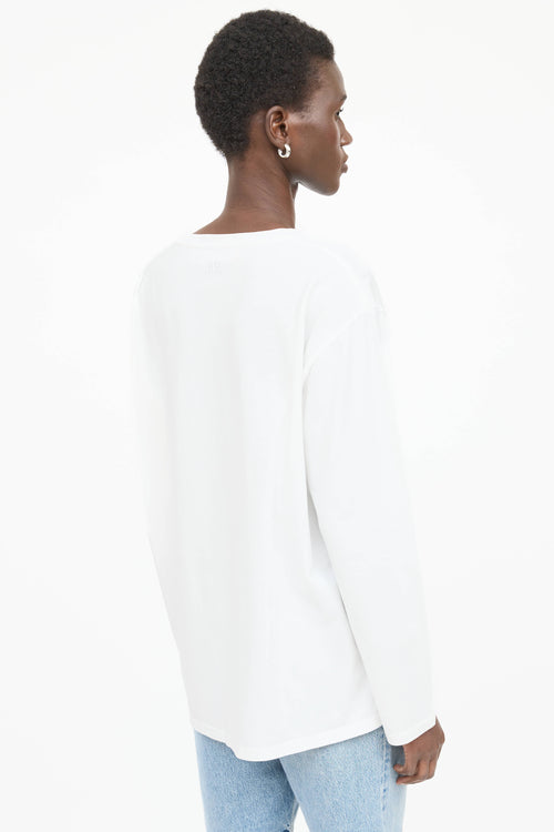 AMI Paris Embroidered Logo T-Shirt