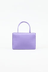 Amina Muaddi Satin Gilda Clutch