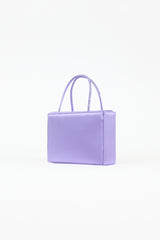 Amina Muaddi Satin Gilda Clutch