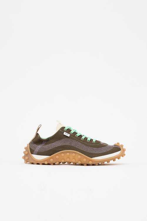 AMI Paris Mesh Mirage Low Top Sneaker