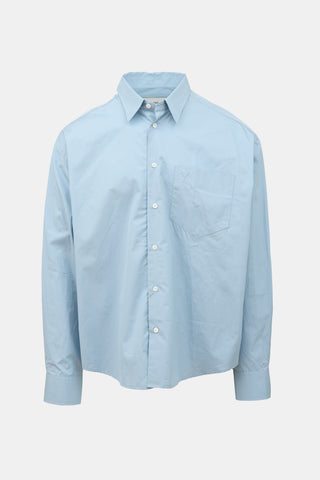 AMI Paris Poplin Logo Shirt