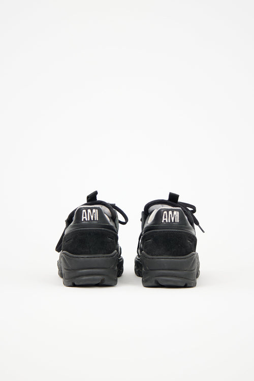 AMI Paris Suede Lucky 9 Sneaker