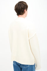AMI Paris Wool Ami de Cœur Cardigan