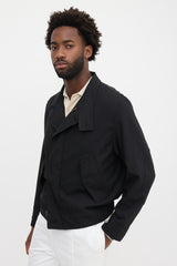 AMI Paris Wool Twill Zip Jacket