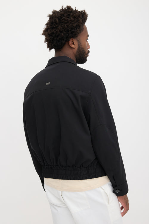 AMI Paris Wool Twill Zip Jacket