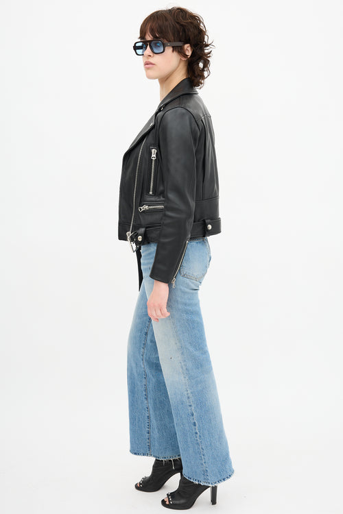 Acne Studios Leather Biker Jacket