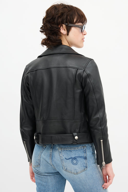 Acne Studios Leather Biker Jacket
