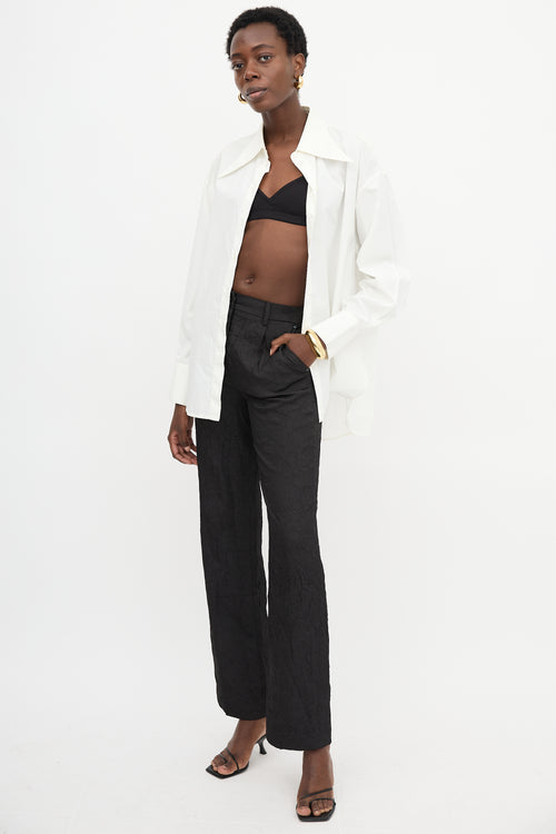 Andersson Bell Crinkled Satin Sierra Trouser