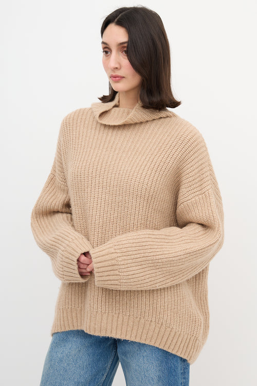 Anine Bing Wool Turtleneck Sweater