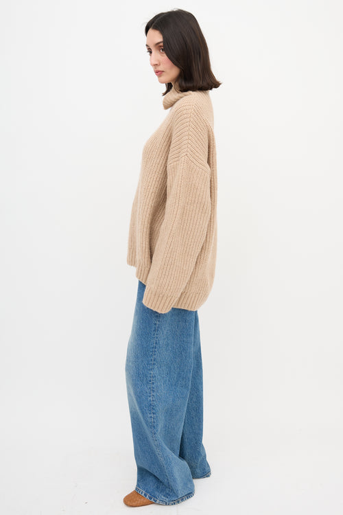 Anine Bing Wool Turtleneck Sweater