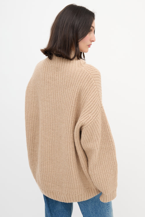 Anine Bing Wool Turtleneck Sweater