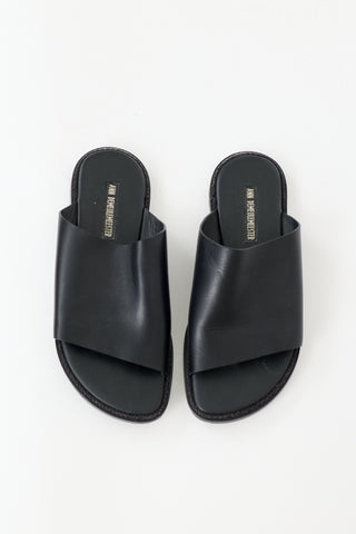 Ann Demeulemeester Leather Slide