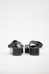 Ann Demeulemeester Leather Platform Sandal