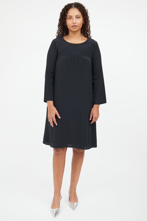 A.P.C. Black Long Sleeve Dress