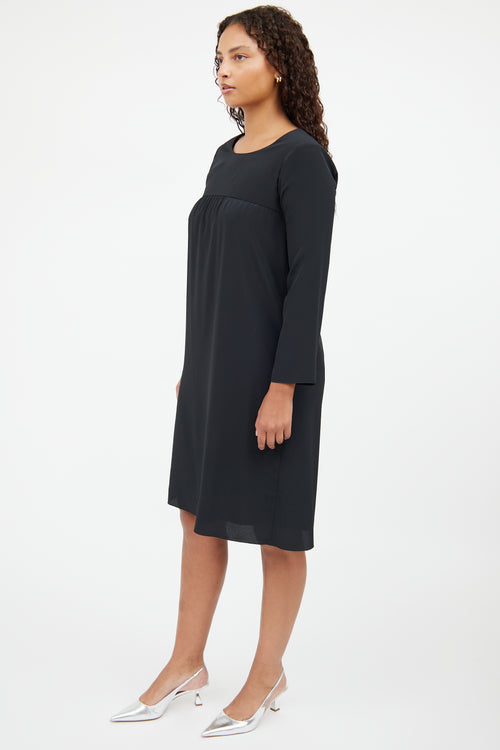 A.P.C. Black Long Sleeve Dress