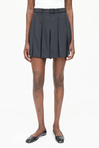 A.P.C. Pleated Belted Skirt