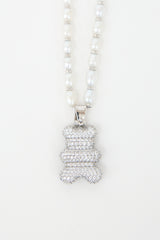 APM Monaco Pearl Embellished Yummy Necklace