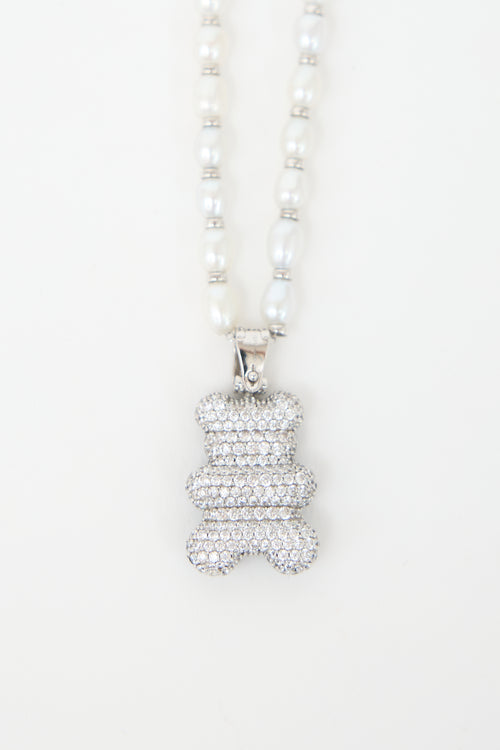 APM Monaco Pearl Embellished Yummy Necklace