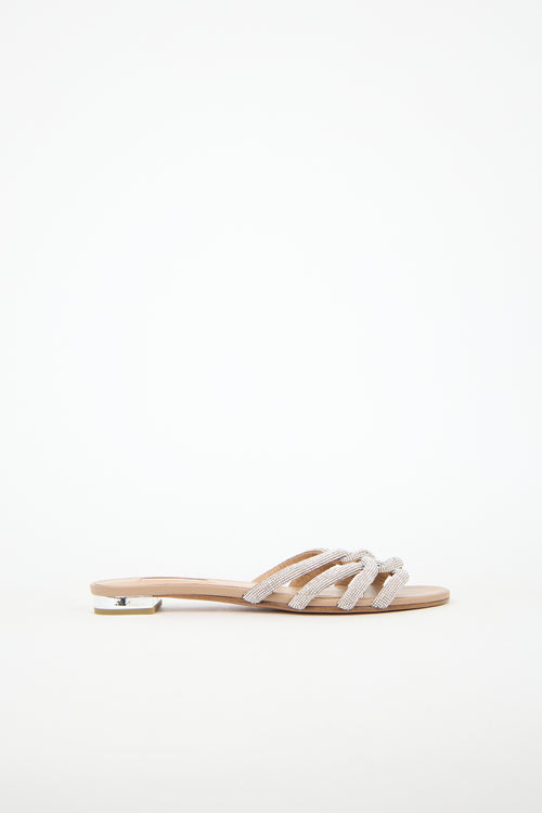 Aquazzura Crystal Moondust Sandal