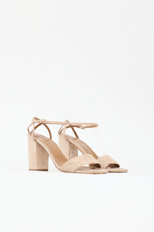 Aquazzura Suede Thaiti Sandal