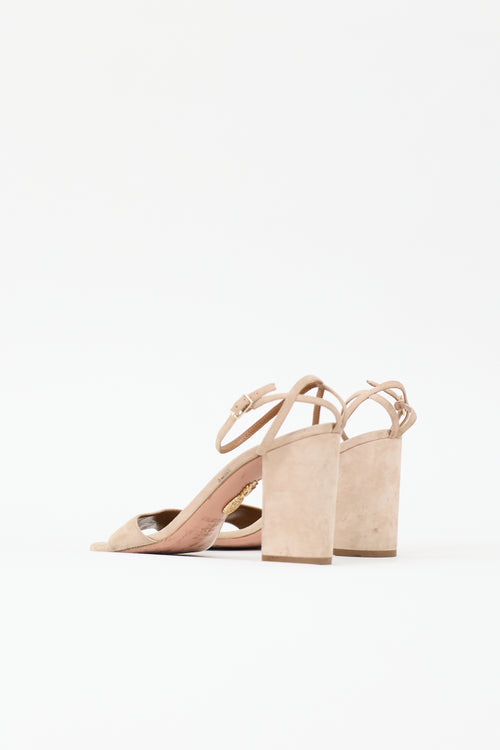 Aquazzura Suede Thaiti Sandal
