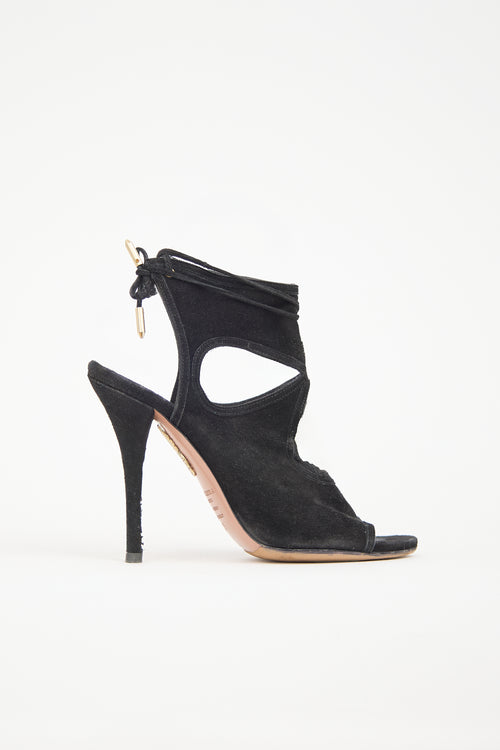 Aquazzura Suede Sexy Thing Sandal