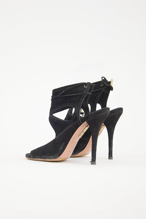 Aquazzura Suede Sexy Thing Sandal